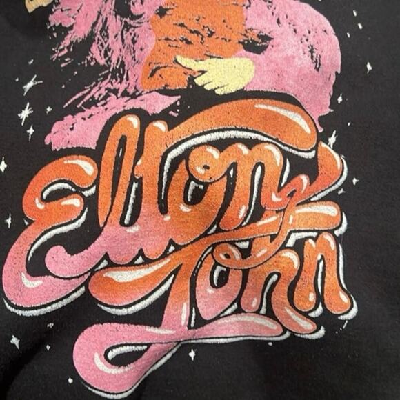 Elton John Sweatshirt Retro Graphics on Gildan Tag Size Medium - Picture 5 of 7